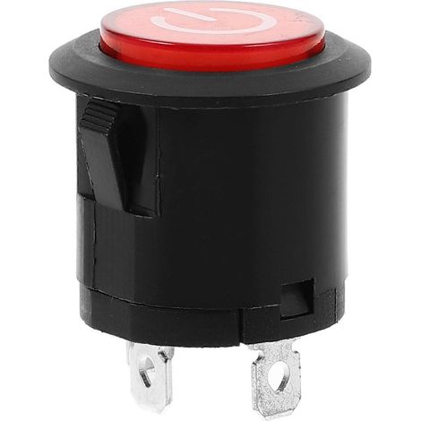 Compatible avec le bouton-poussoir de sécurité rouge de démarrage pour motos électriques (remplacement, 3 broches) (1/5)