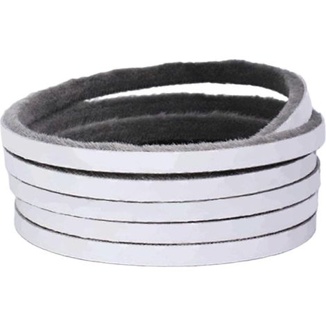 Joint d'étanchéité, ruban d'étanchéité insonorisant à forte adhérence, brosse pour joint d'étanchéité pour fenêtre et porte de placard-0.9cmx1.5cmx10m