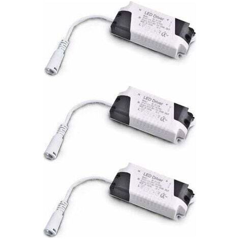 Set of 3 power transformers (18–24 W), output 85–265 V AC, 50/60 Hz, output 36–72 V DC, 240–260 mA. Please note that there are additional lights and LED lights. (1/4)