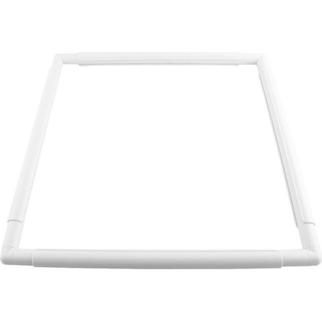 Cadre à broder universel en plastique, pince tendeur pour point de croix, patchwork et canevas (43,1 x 27,9 cm) (1/5)