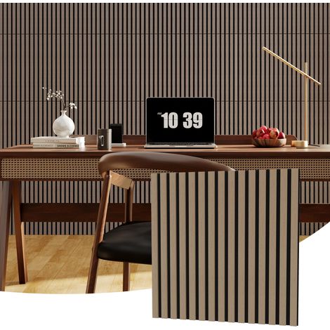 Panneaux muraux acoustiques 3D en bois – Réduction acoustique (1/5)