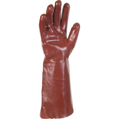 SINGER - Paire de gants P.V.C - Tout enduit 40 cm - Simple enduction - Finition lisse - Taille 9 - PVC740