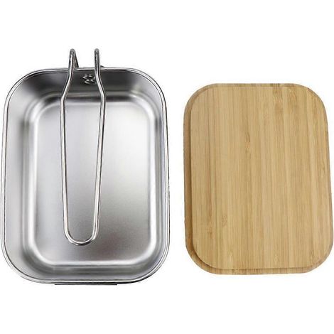 Lunchbox aus Edelstahl, ideal für Outdoor-Aktivitäten, Bento-Boxen, Camping und Picknicks