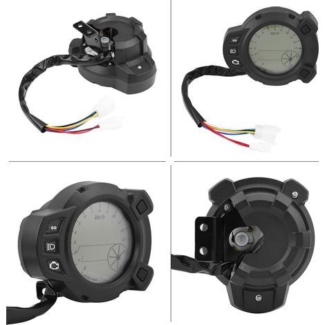 Compteur LCD Moto 7 Couleurs Tachymètre Odomètre pour Yamaha BMS125 (1/5)