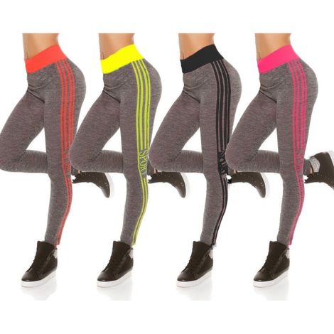 Trade Shop - Mallas Moldeadoras De Mujer Talla única 40 A 48 Para Deporte Y Gimnasia F3802 - (1/5)