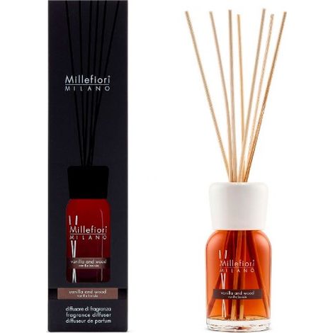 Millefiori Diffusore a Stick 250ml Vanilla and Wood (1/2)