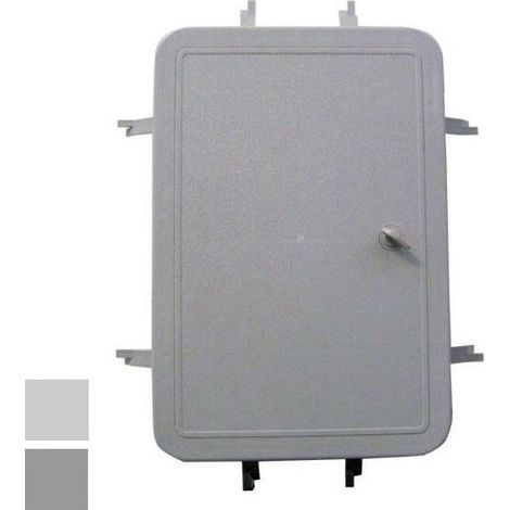 Support d'inspection ABS 200x200 Gris