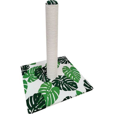 Tiragraffi a colonna Green Leaves High per gatti