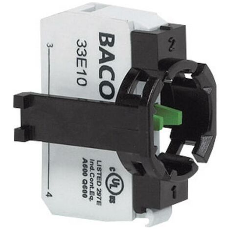 BACO 331ER10 Élément de contact 1 NO (T) à rappel 600 V 1 pc(s) W70134 (1/4)