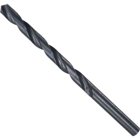 Torsion Foret Mèches, 11,5 mm Perçage Diamètre, Noir Oxyde Élevé Vitesse Acier Extra Long Droit Tige - Applications: pour Inox Acier Alliage Métal, 1-Pièce (1/5)