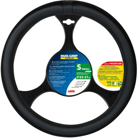 Duo-Grip, coprivolante in Skeentex - S - Ø 35/37 cm - Nero
