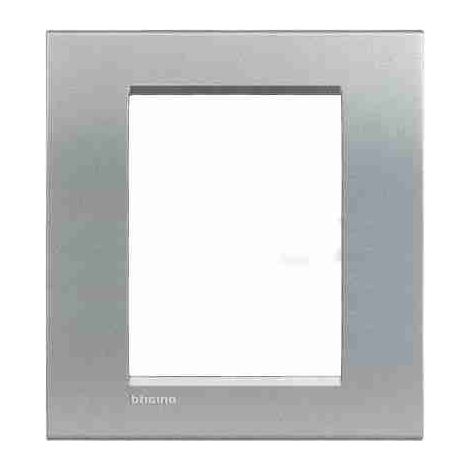 BTILNA4826TE Placca quadra Livinglight 3+3 moduli