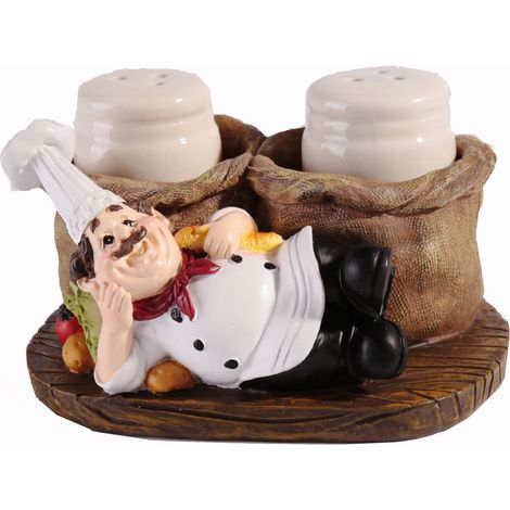 Moulin À Poivre En Résine - Design Cuisinier Créatif - Pour Salle À Manger Et Fêtes Thématiques - Lot De 1 (1/5)