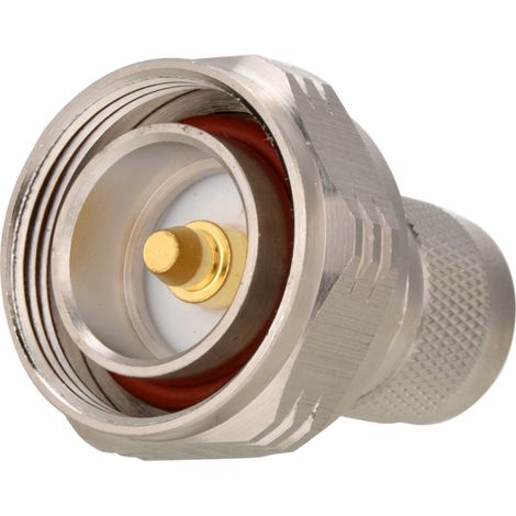 Connecteur adaptateur RF DIN femelle vers N mâle, fiche jack, pour antenne et câble coaxial (1/5)