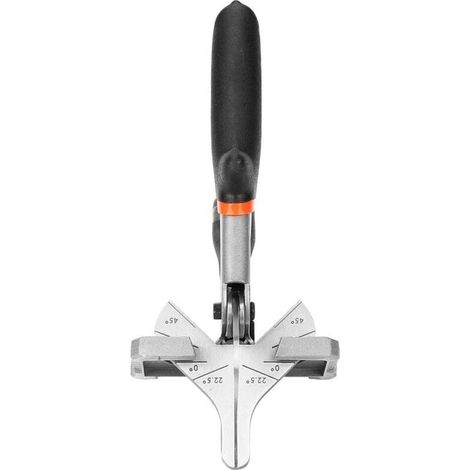 Pince à onglet - Angle de cisaillement multiple Tuyau de tronc en PVC Outil de joint d'onglet multi-angle Coupe à la main 0°-135 Réglable (1/4)