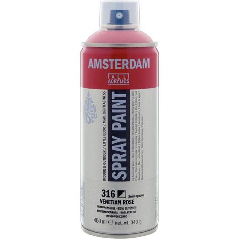 Bombe de peinture Amsterdam 400 ml rose de venise (1/2)