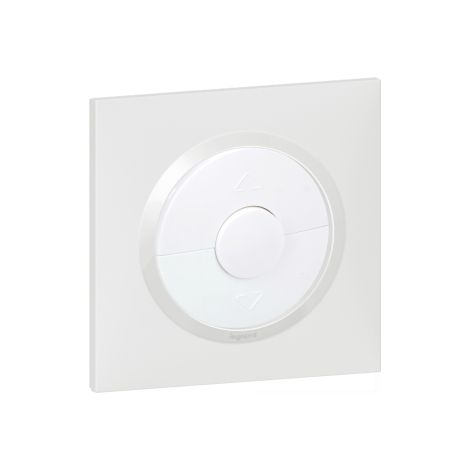 Legrand - Dooxie - Inter de volets roulants + Plaque - Blanc - Ref. : 600021+ 600801 (1/3)