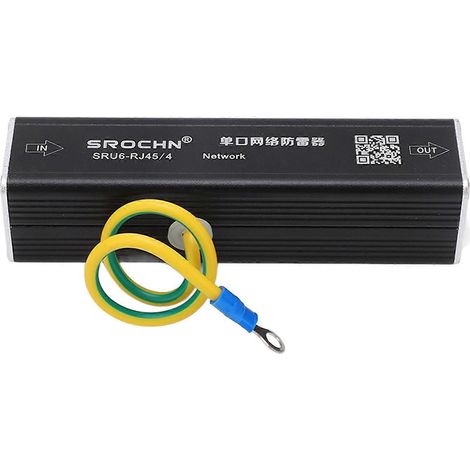 Ethernet-Überspannungsschutz RJ45 Blitzschutz Donnerableiter für 5V