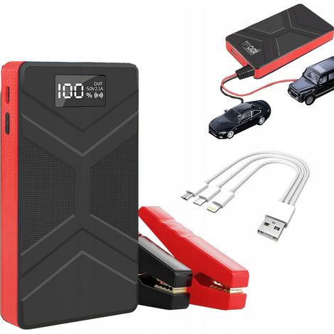 Batterie externe 30 000 mAh + démarreur 800 A avec affichage numérique de la charge (1/5)