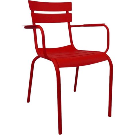 Fauteuil FREJUS en aluminium style vintage pour extérieur