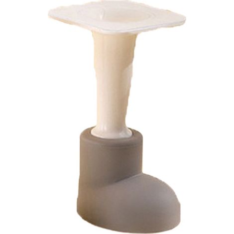 Butée de porte murale - Butée de porte en silicone - Butée de porte anti-collision à ventouse pour le bas de porte, modèle 4 (1/5)