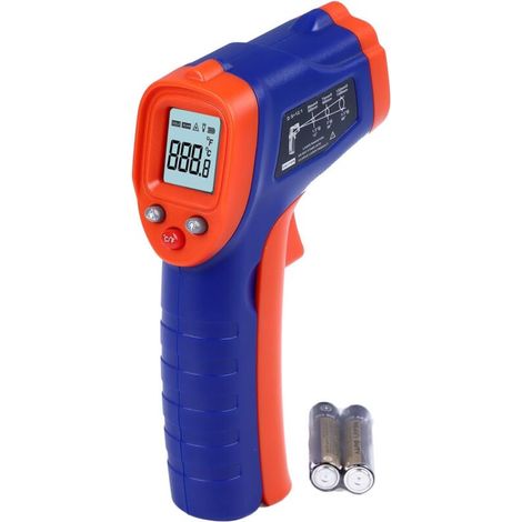 Jeffergarden Thermomètre infrarouge à réponse rapide, pistolet de mesure de la température portatif pour la cuisson du four à Pizza, moteur de barbecue (1/5)