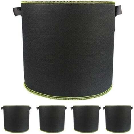 5 Pcs Sac à Plantes Non Tissé 5 Gallons Sac Plantation Pomme de Terre Légumes (1/4)