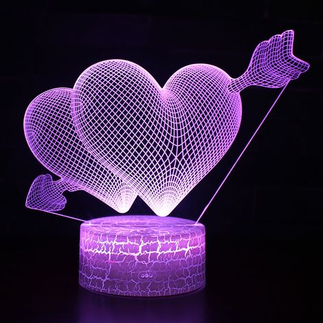 Veilleuse LED Dégradé Couleurs Télécommande - Veilleuse Nuit Sécurisée pour Chambre Bébé Chambre à Coucher Salon - 190 x 155 x 88 mm - 1 Pièce (1/2)