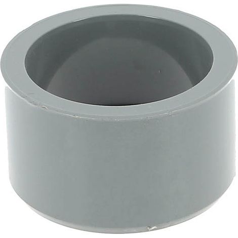 Nicoll – Tampon de réduction simple mf Ø80/63 – Raccord mâle-femelle en PVC lisse – Pour évacuation sans impuretés – Montage en emboîture femelle
