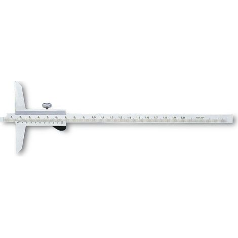 Jauge de profondeur inox 200 mm - Wilmart