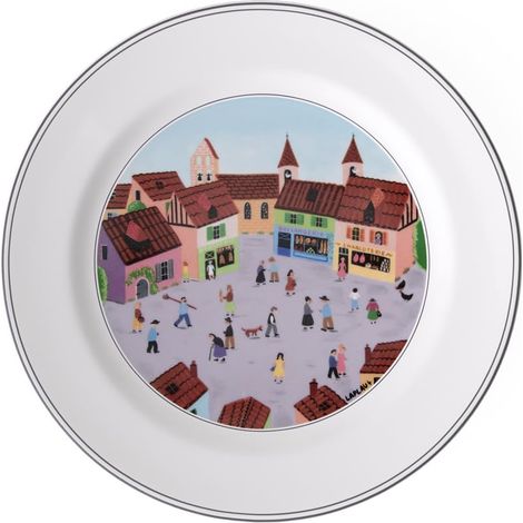 Assiette Plate, Rouge, Assiette Plate 27 cm (1/3)