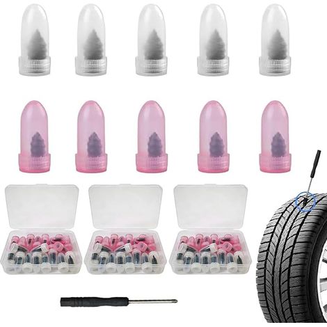 Reifenreparatur-Nagelset, Schwarz, 60-teilig (1/5)