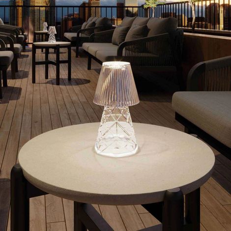 LOLA 20 LUX Lámpara de mesa con batería recargable. Luz LED cálida. Fabricada en España (1/3)