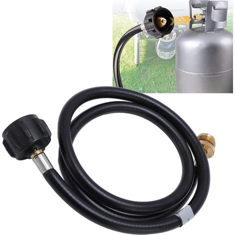 Tuyau de propane, tuyau adaptateur pour propane, raccord pour cartouche de propane de 1 lb à 20 lb, tuyau de gaz propane adapté aux barbecues Weber Q, aux moules à pâtisserie Blackstone, aux réchauds (1/5)