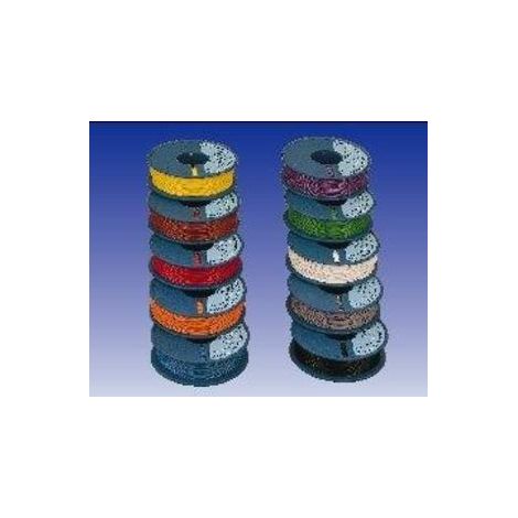Flexibles Anschlusskabel 0,50mm Farbe SCHWARZ (70-Meter-Rolle)