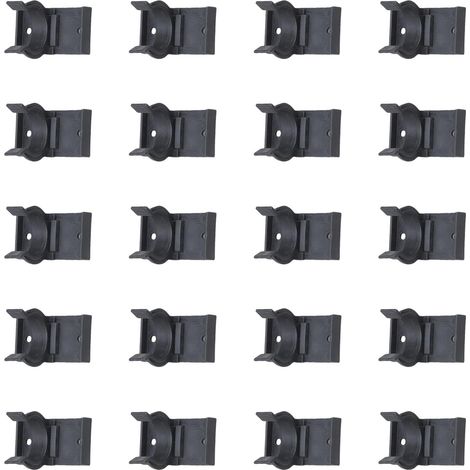 Lot de 20 clips fixation pour plinthes meubles, cuisine rechange, (1/5)