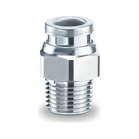 Raccord droit SMC KQB vers R 1/8 Mâle 4 mm ( Prix pour 1 )