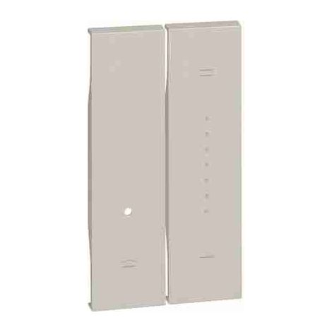 BTIKM19 Cover per Dimmer. Per art. K4410, K4411 - 2 moduli, Sabbia