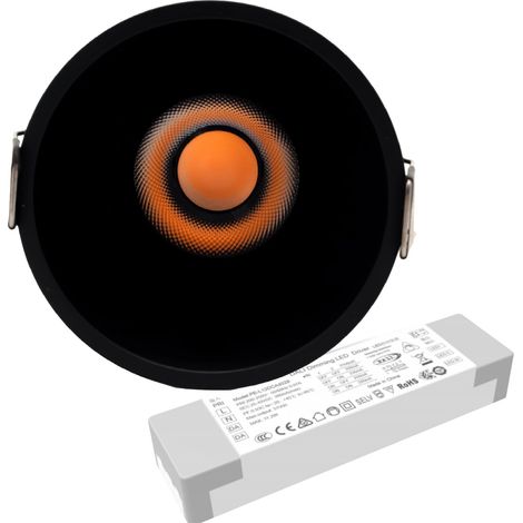 EDGE-LE-B-12-TW Tunable White (HCL) Spot encastrable en kit avec pilote LED AIDimming PE-L12DCA DALI-2 DT8 (courant constant) (1/5)