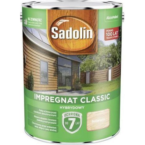 Lasure sadolin classic hybrid imperméable antifongique 4.5L (1/3)