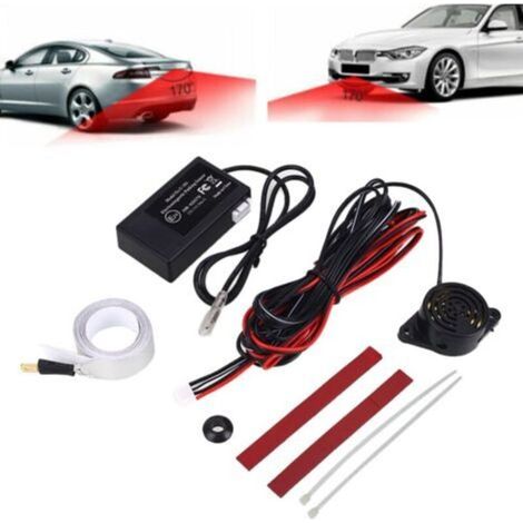 Hopcd Electromagnetic Induction Radar Reversing Alarm U301, Universal All-Around Safety Parking Sensor Kit, No Drilling Required Parking Sensor for Car (1/5)