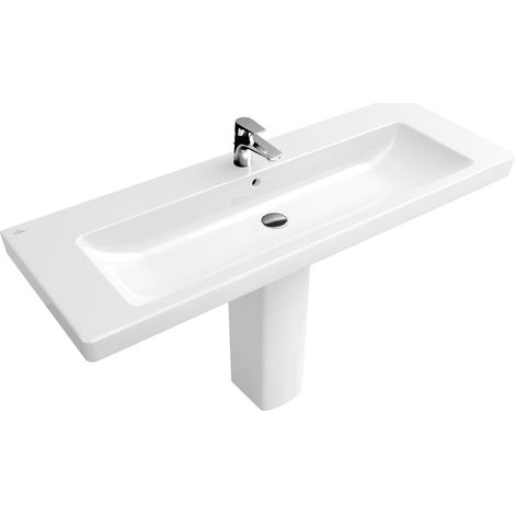 Armoire VB SchrankWT Subway 2.0 1300x470mm rectangulaire 1HL. avec ÜL. Blanc Alpin (1/3)