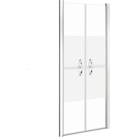 Maison Exclusive - Porta per Doccia in ESG Semi-Satinato 86x190 cm