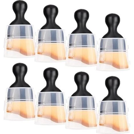 Lot de 8 Pinceaux de Nettoyage de Voiture,Pinceau À Détail Automatiques pour Roues Extérieur Bouches D'aération Moteur Intérieur (1/4)