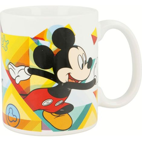 Taza Mug Mickey Mouse Happy smiles Azul Rojo Cerámica 350 ml (1/3)
