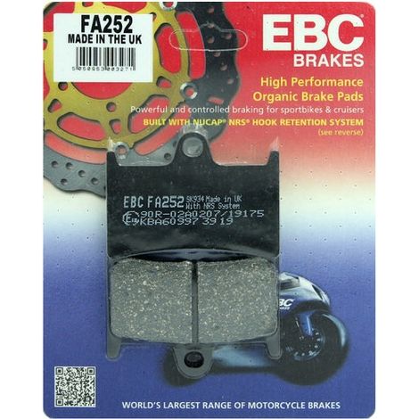 Pastillas de freno EBC FA252 (1/2)