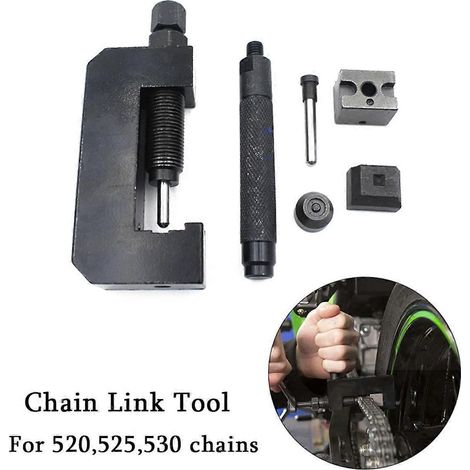Outil de rivetage de chaîne, poinçonnage, installation de maillons de chaîne 520/525/530 (1/5)