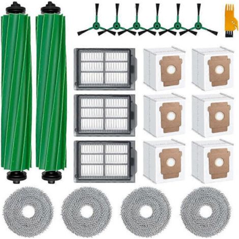 Juego de 22 accesorios para la aspiradora robot iRobot Roomba Plus 505/405: cepillo principal, filtro y bolsas para el polvo. (1/5)