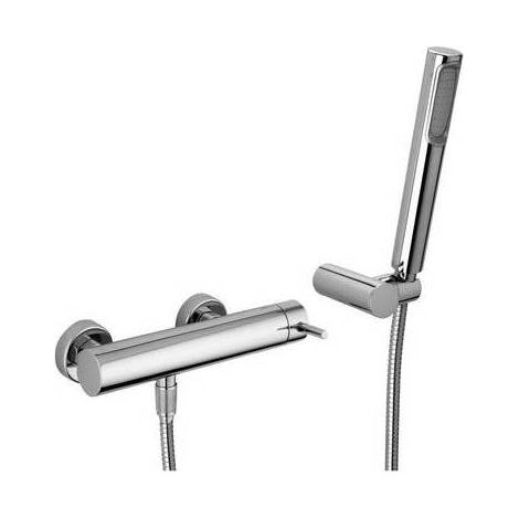 Miscelatore doccia completo di: Set 2 eccentrici 1/2 x 3/4 G e rosoni.(DianFlex) Misura: Cromo