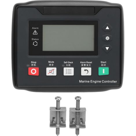 Module de contrôleur de groupe électrogène panneau de commande démarrage arrêt automatique détection protection pièces moteur diesel DC8-35V (1/5)